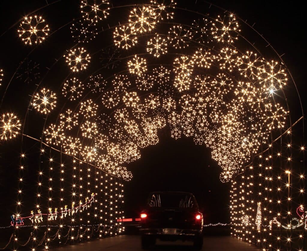 holiday-light-show-snowflake-tunnel