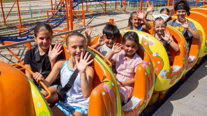 Wacky Worm Roller Coaster at Sonny Acres Farm West Chicago IL