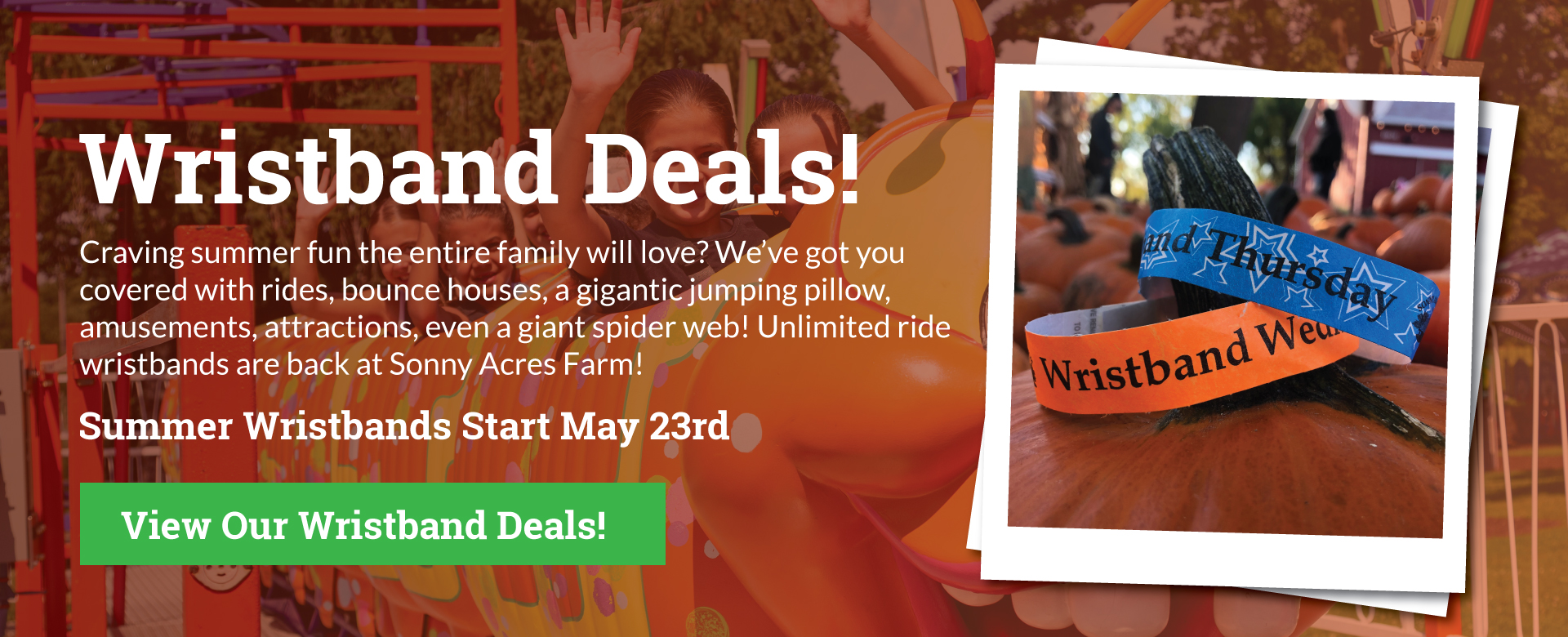 Sonny Acres Wristbands 2026 - 1 Sonny Acres Wristbands 2026 - 1
