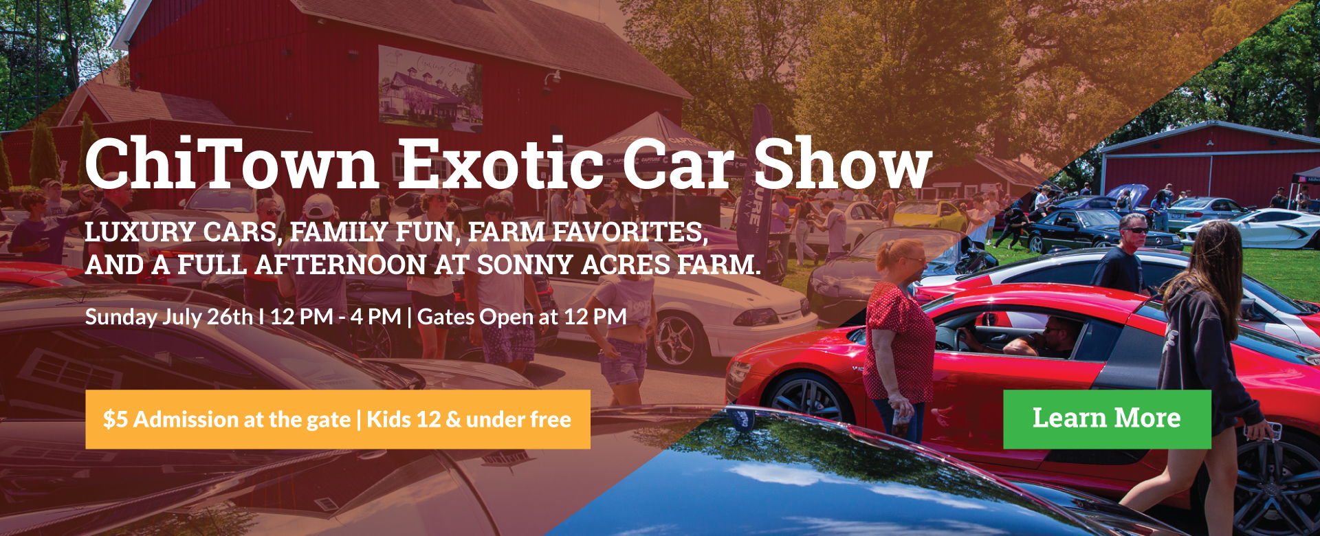 ChiTown Exotic Car Show at Sonny Acres Farm 2026